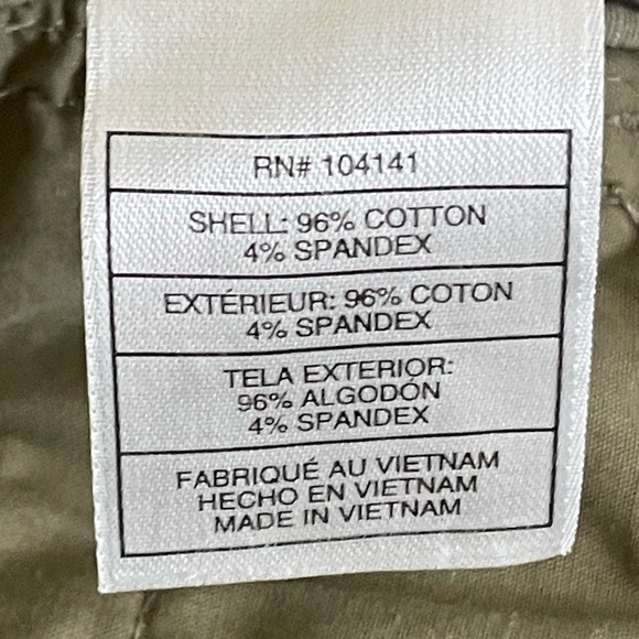 Nike ACG Ripstop Hiking Shorts Tan Mid Rise Cuffed Stretch Casual Size 14 - Picture 10 of 12